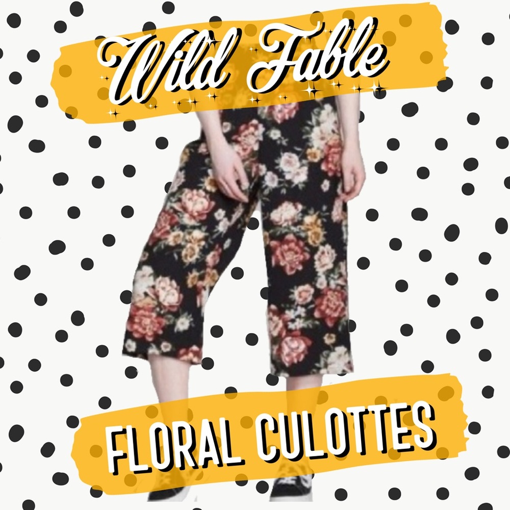 🌹 Wild Fable 🌹 floral culotte